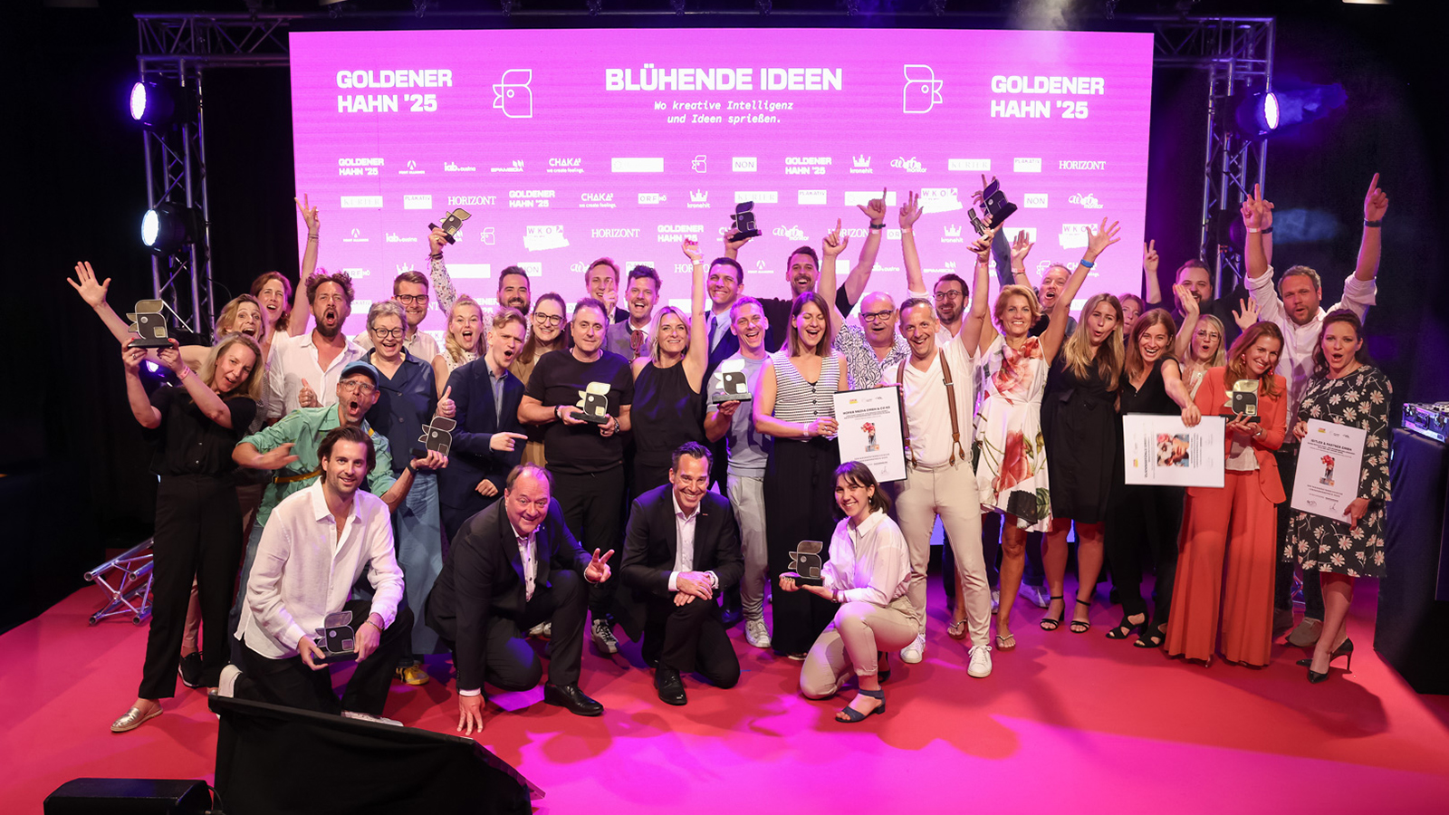 Presseinformation: Goldener Hahn 2025 - kreative Intelligenz ist aufgeblüht